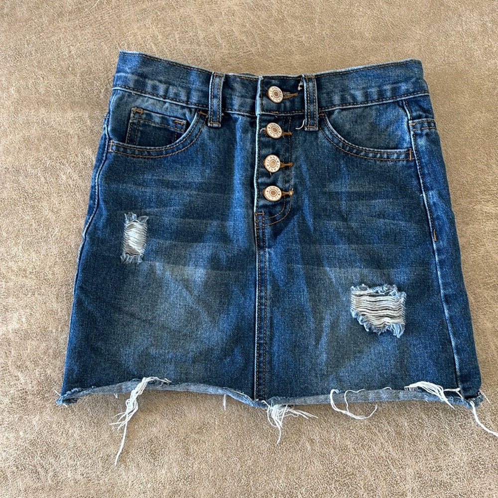Girls Jean Skirt